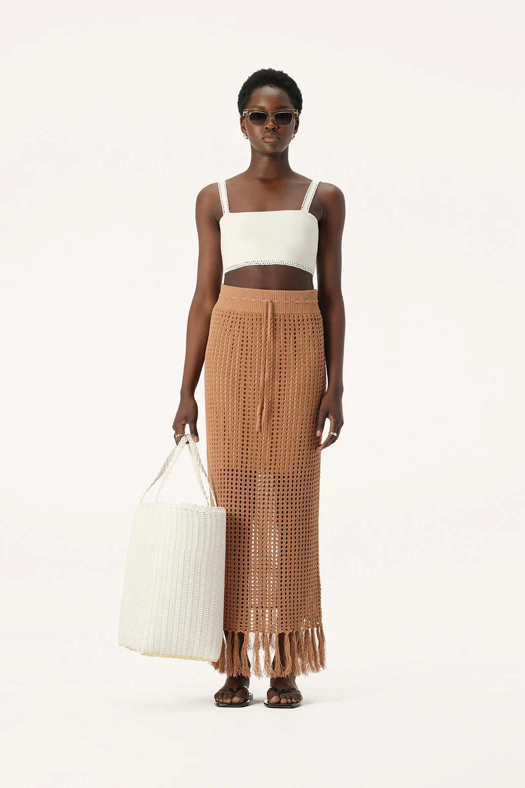 Elka Collective - Martinez Knit Skirt (Camel) - Image 3