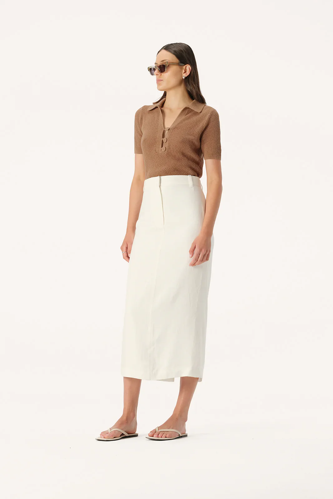 Elka Collective - Martinez Knit Top (Camel) - Image 2