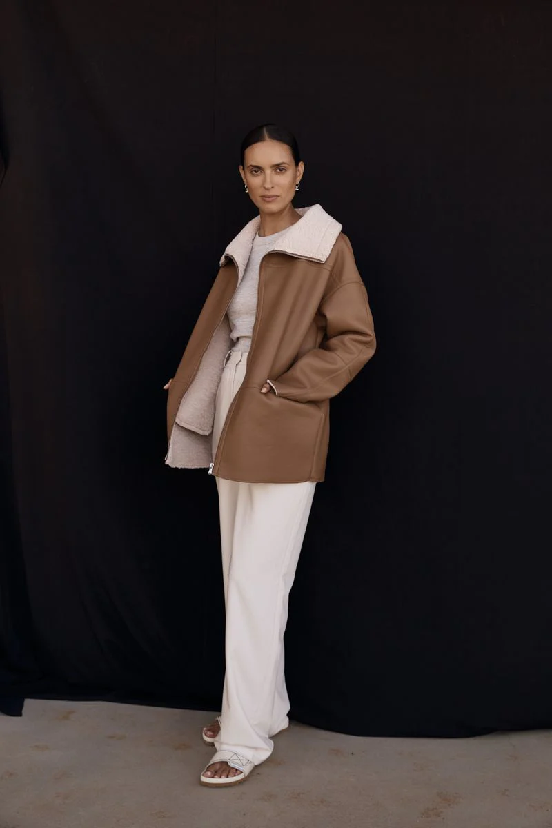 ELKA COLLECTIVE - Michaela Jacket (Camel) - Image 4