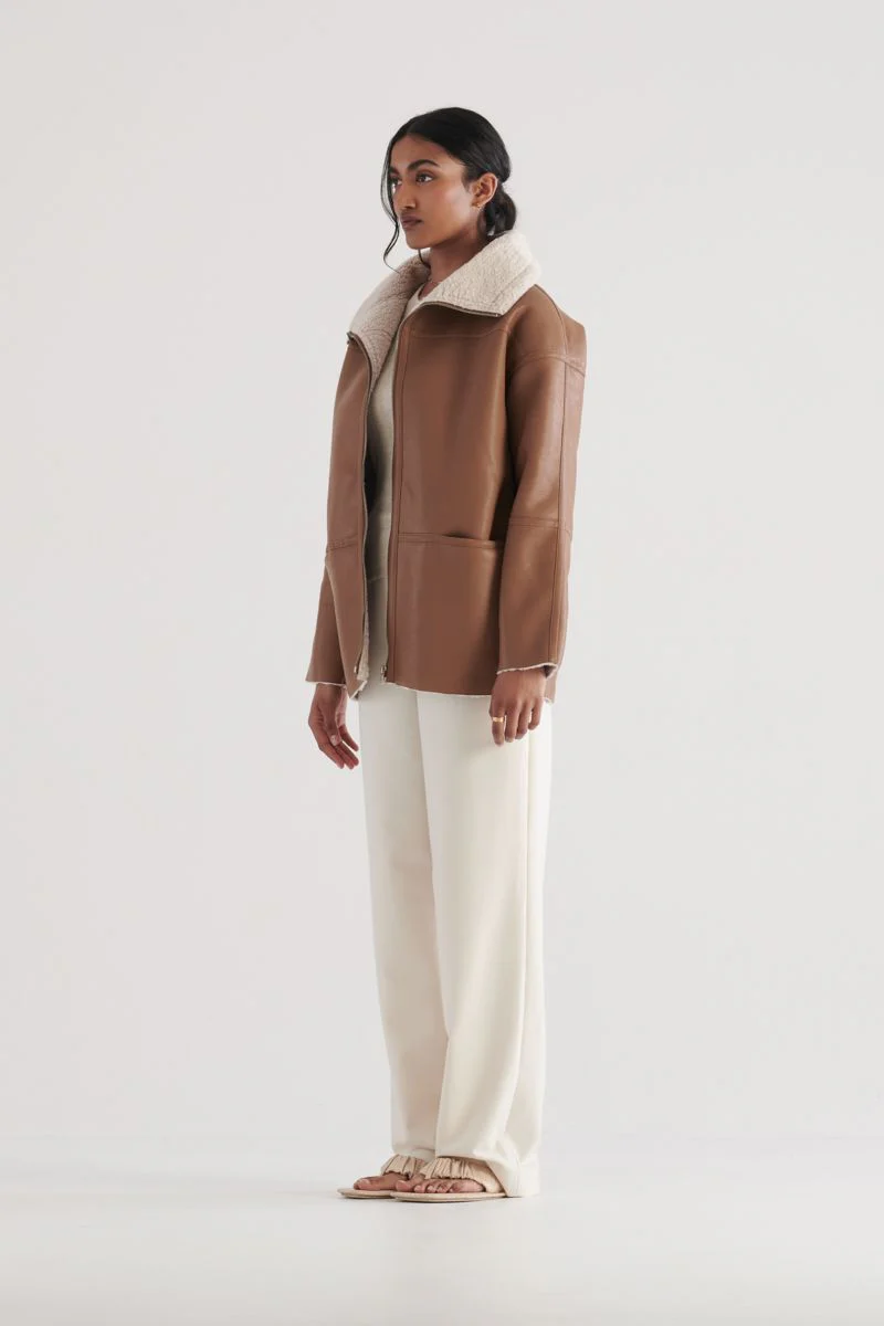 ELKA COLLECTIVE - Michaela Jacket (Camel) - Image 5
