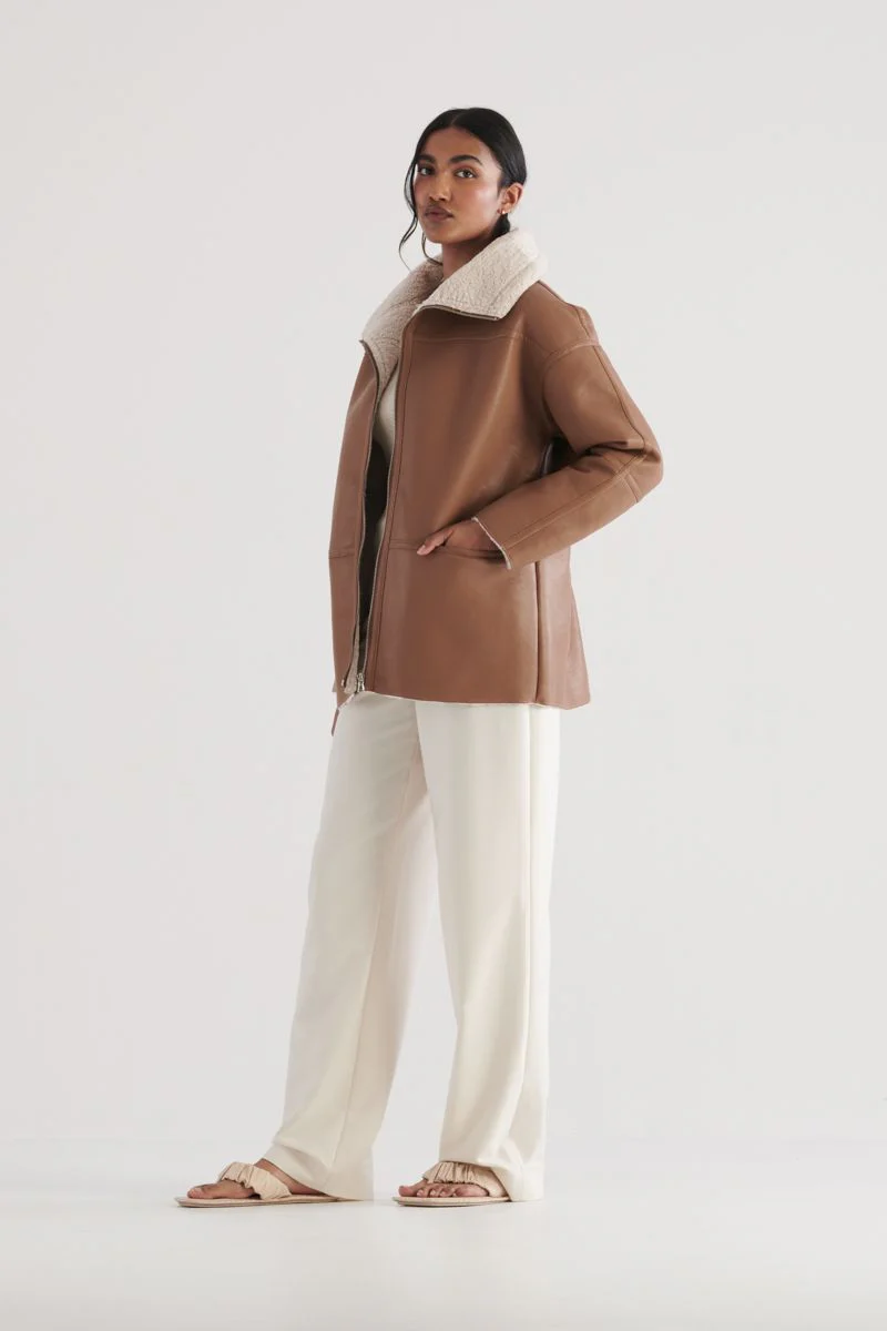 ELKA COLLECTIVE - Michaela Jacket (Camel) - Image 6
