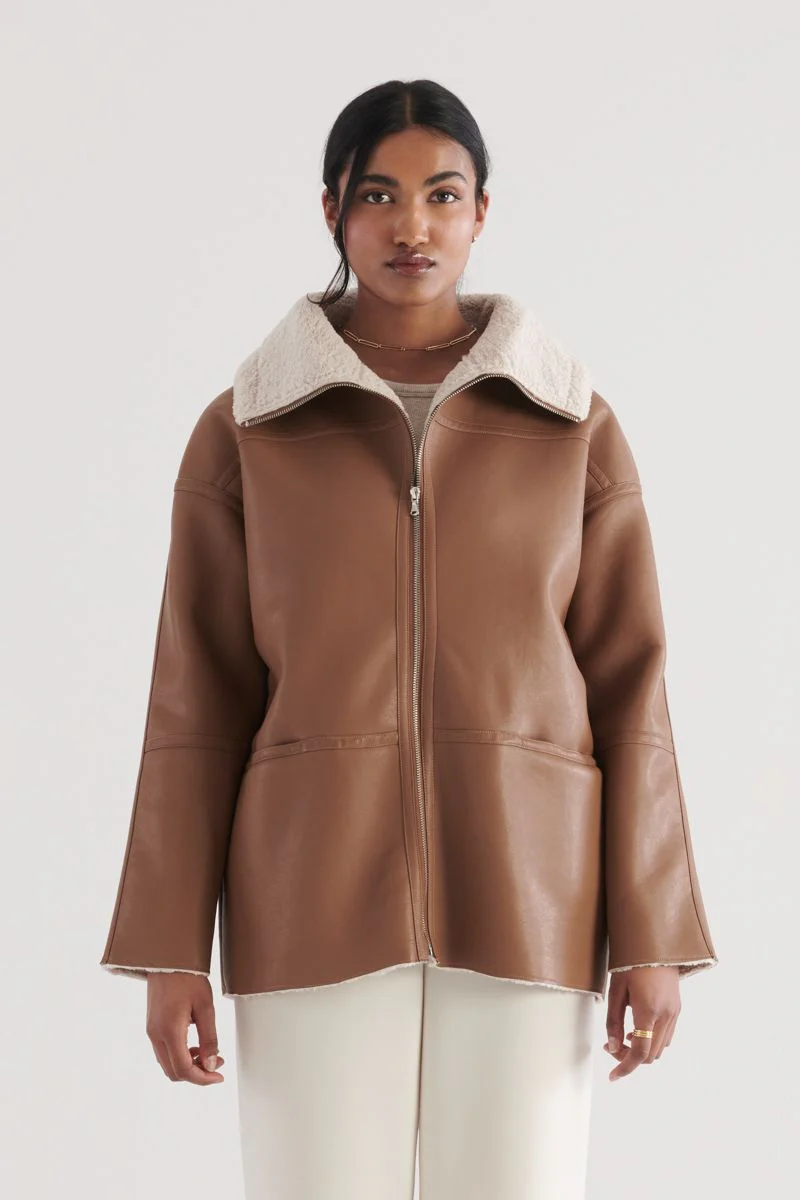 ELKA COLLECTIVE - Michaela Jacket (Camel) - Image 8