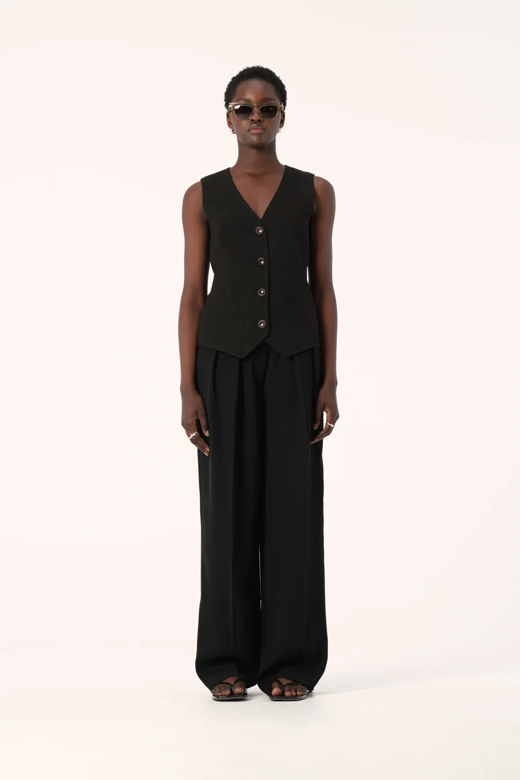 Elka Collective - Nina Vest (Black)