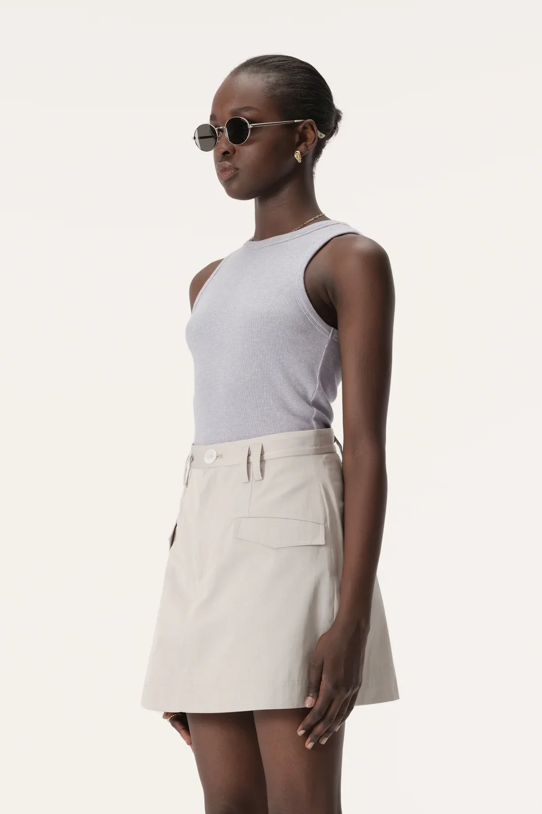 ELKA COLLECTIVE - NOLA TANK (LILAC MARLE) - Image 5