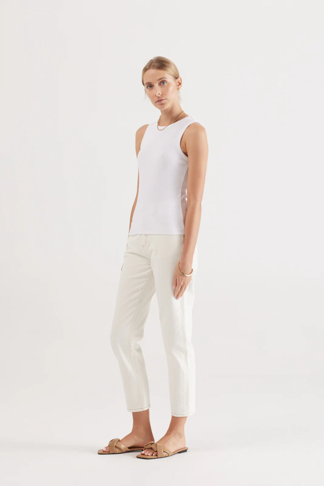 ELKA COLLECTIVE - Nola Tank (White) - Image 3