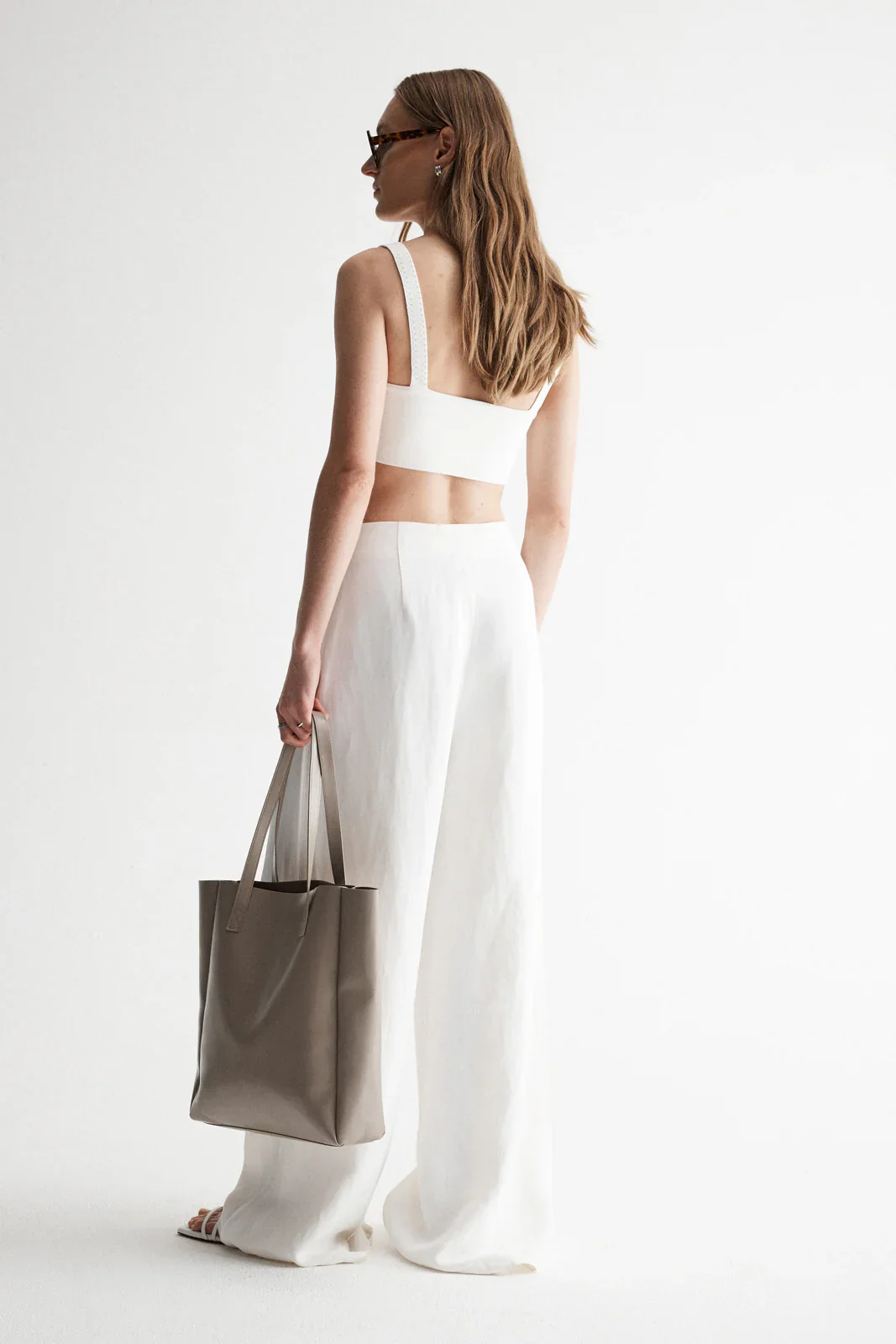 ELKA COLLECTIVE - PALERMO KNIT BRALETTE (WHITE) - Image 3