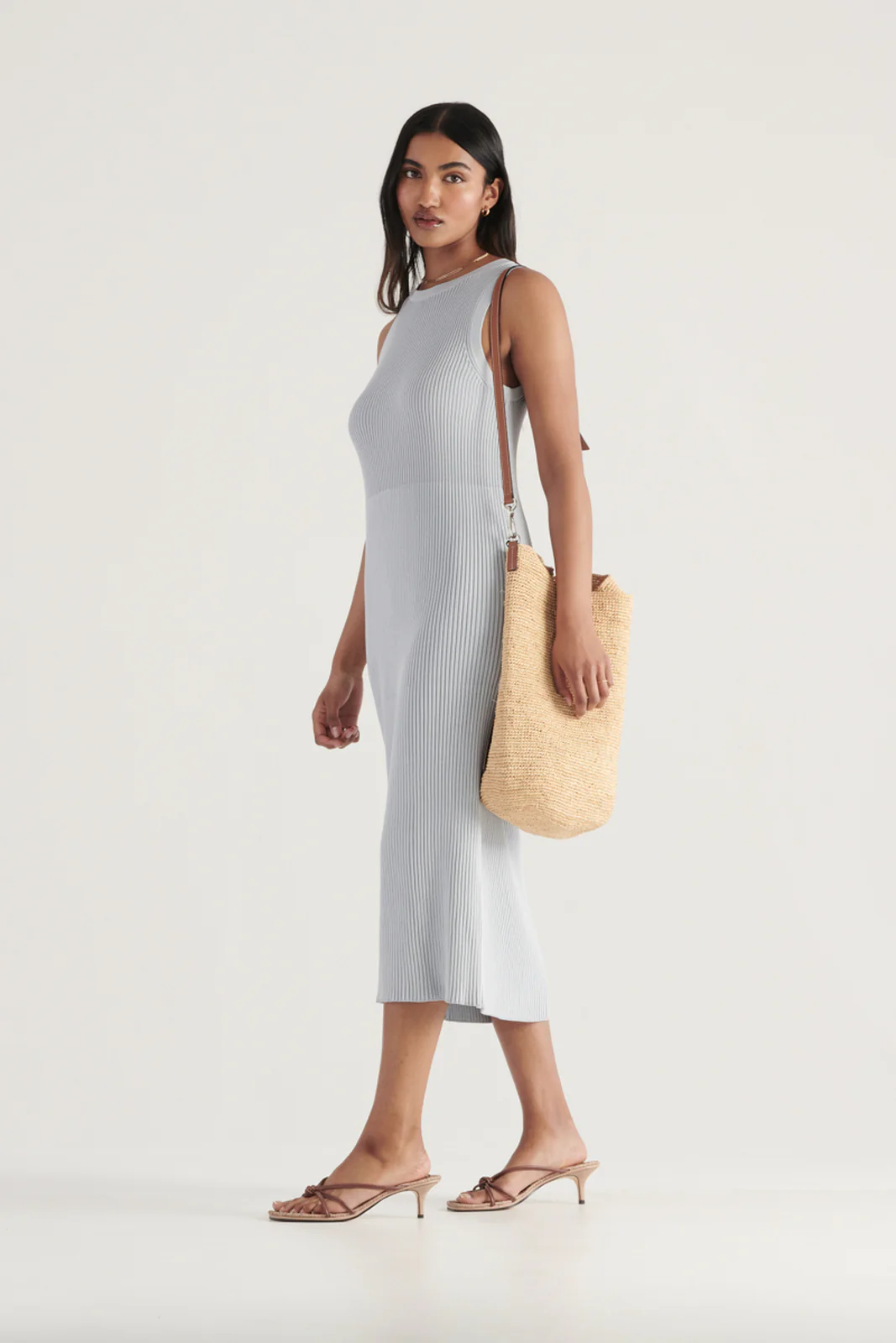 ELKA COLLECTIVE - Stevie Knit Dress (Seamist) - Image 3