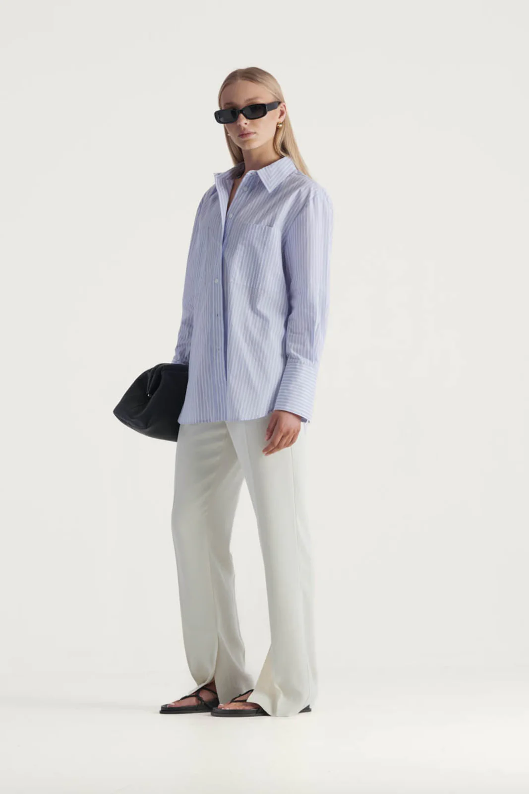 ELKA COLLECTIVE - Tomas Shirt (Sky Blue Stripe) - Image 5