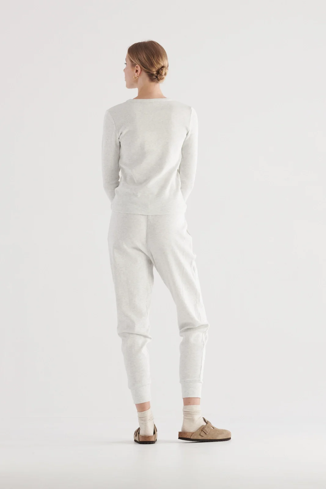 ELKA COLLECTIVE - Winter PJ Set (White Marle) - Image 4