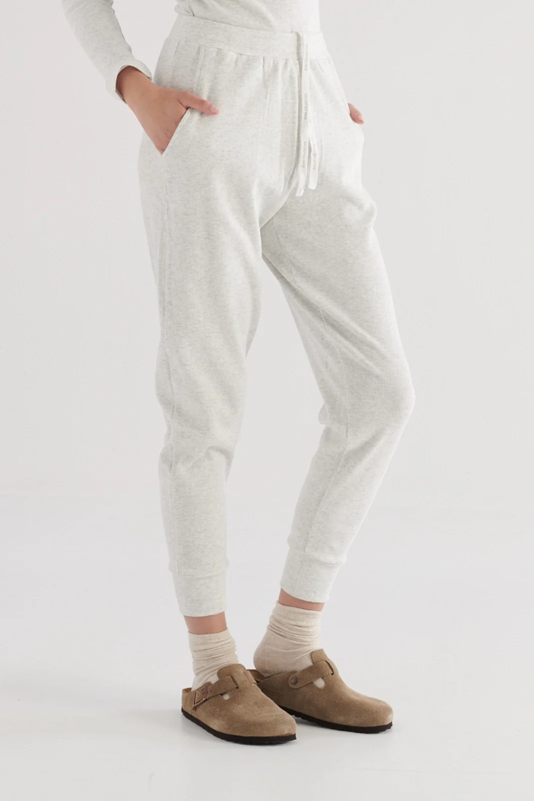 ELKA COLLECTIVE - Winter PJ Set (White Marle) - Image 7