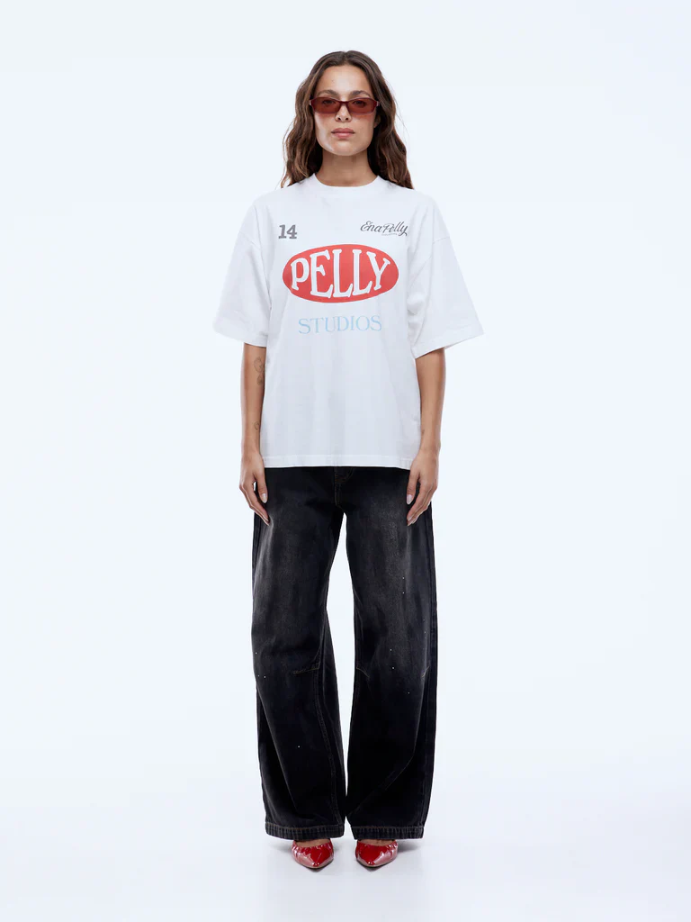 ENA PELLY - PELLY SPORT TEE (VINTAGE WHITE)