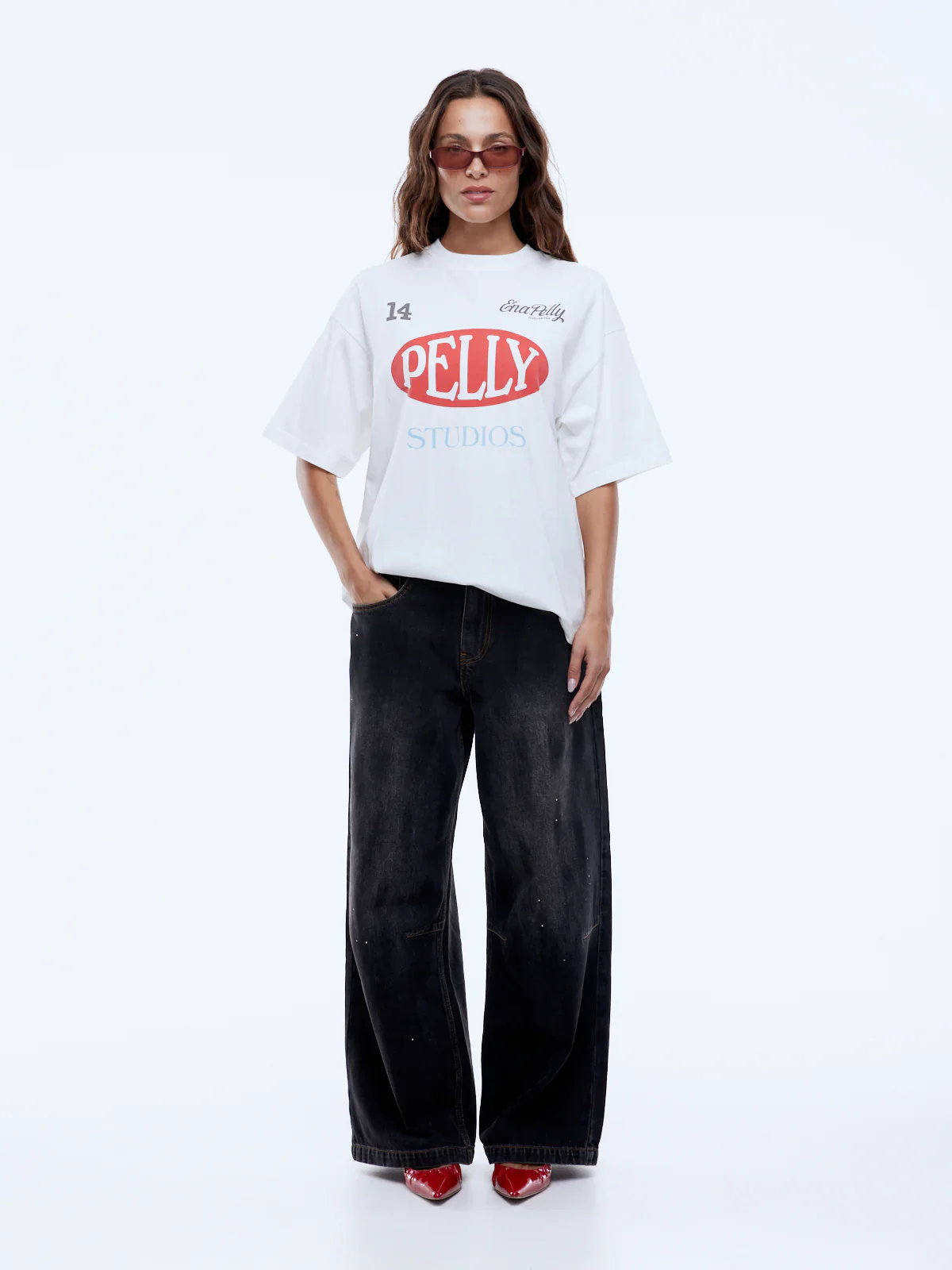 ENA PELLY - PELLY SPORT TEE (VINTAGE WHITE) - Image 2