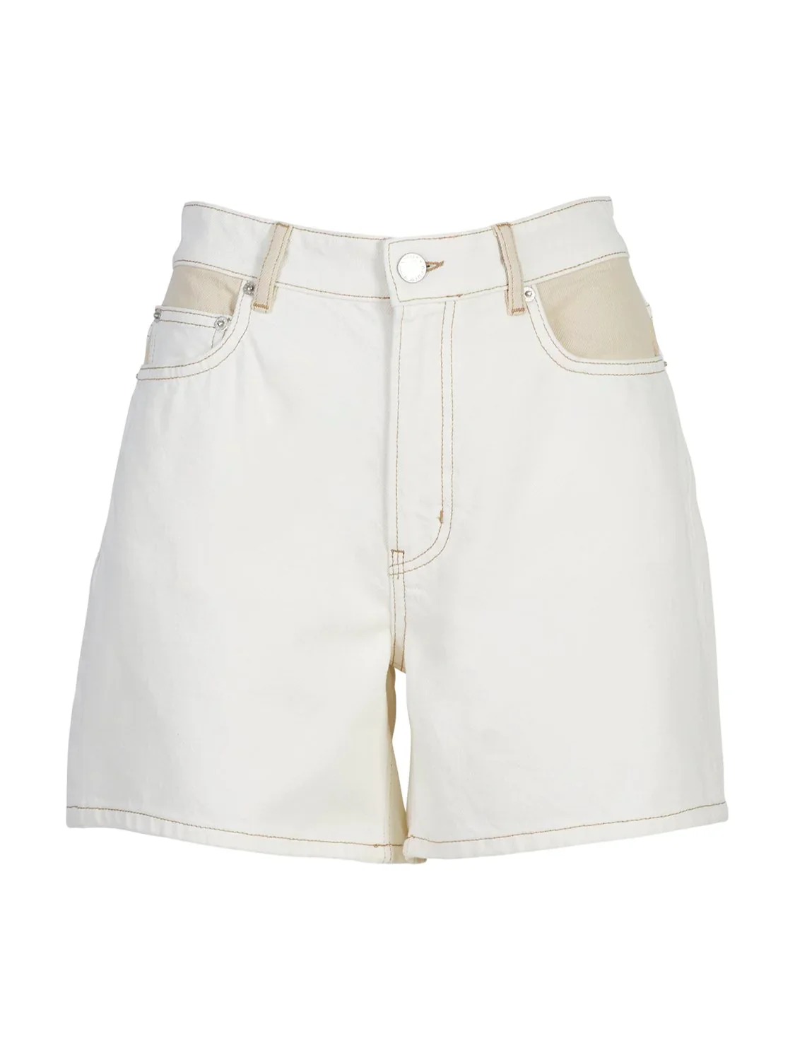 ENA PELLY - AUDREY MINI SHORT (WHITE / STONE)