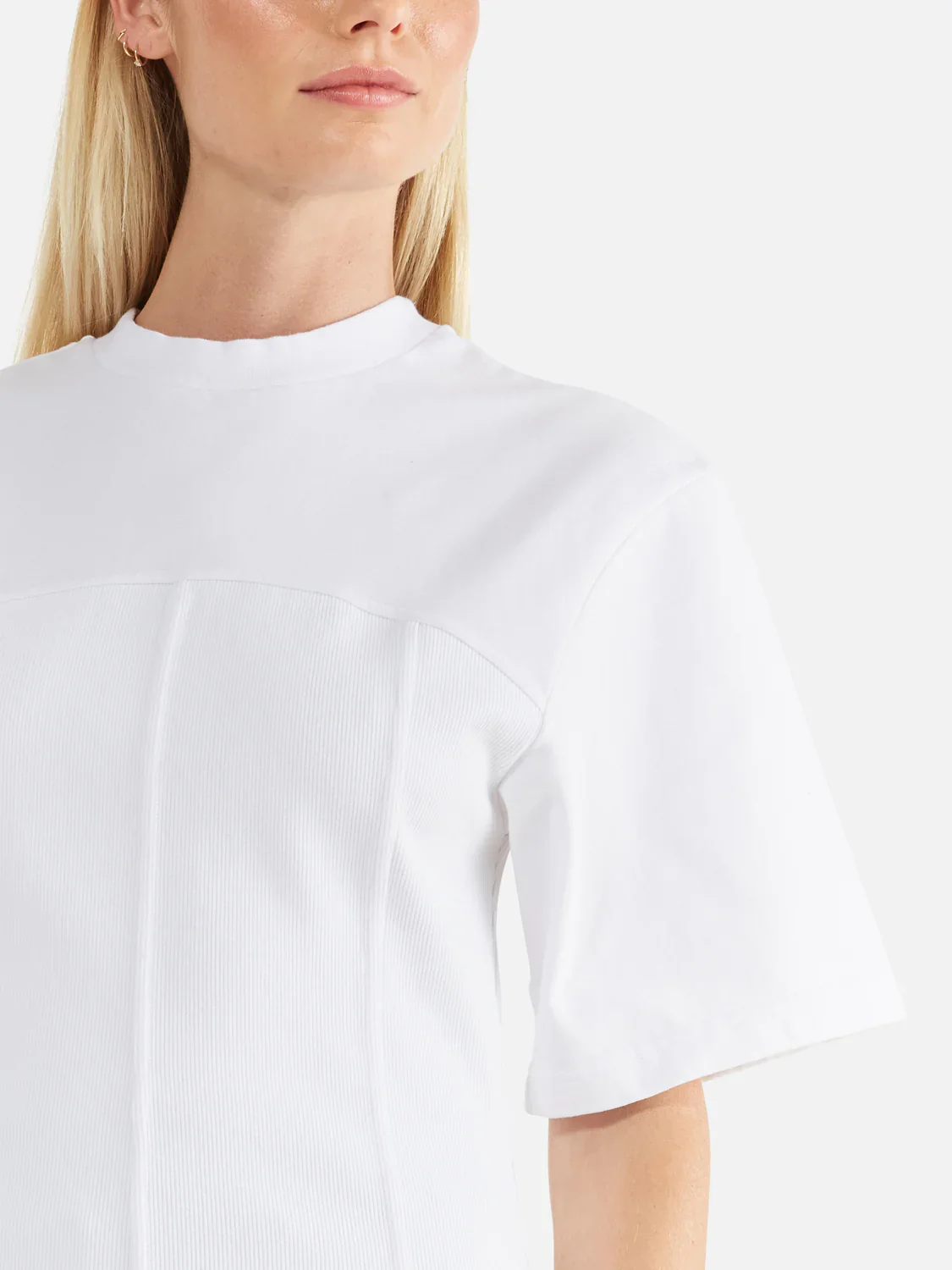 ENA PELLY - AVA CORSET TEE (WHITE) - Image 4