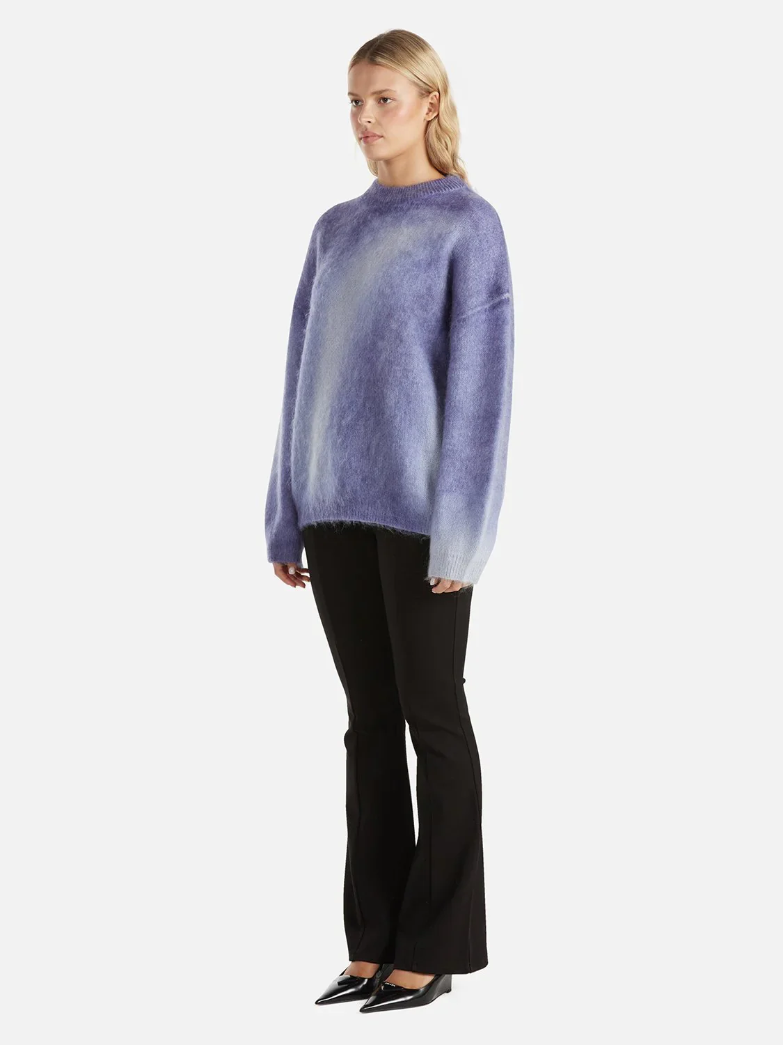 ENA PELLY - DELILAH KNIT PULLOVER (IRIS SWIRL) - Image 2