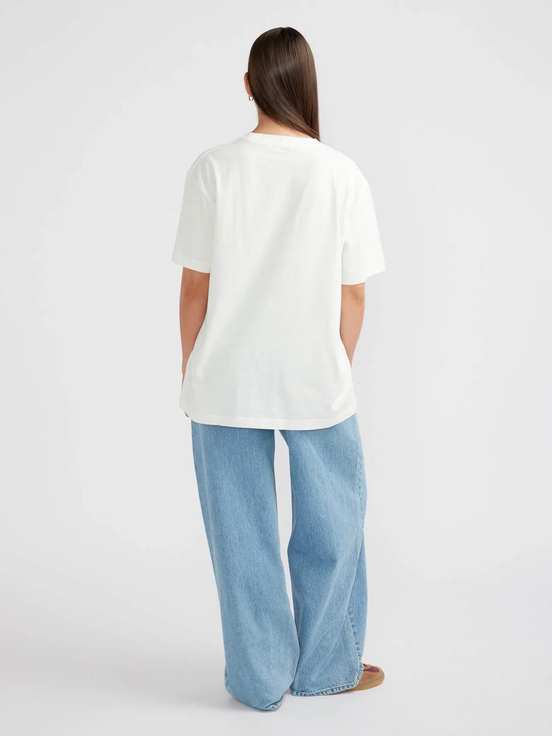 ENA PELLY - DUAL SNAKES TEE (VINTAGE WHITE) - Image 2