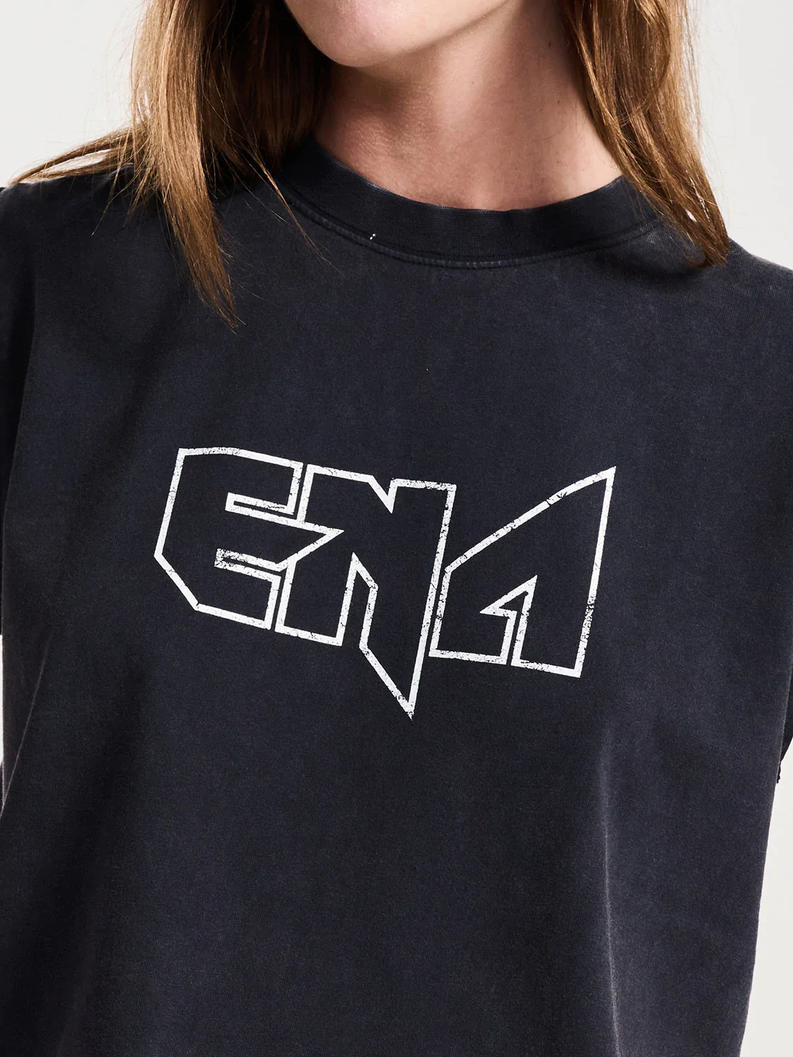 Ena Pelly - Ena Logo Tank (Vintage Black) - Image 5