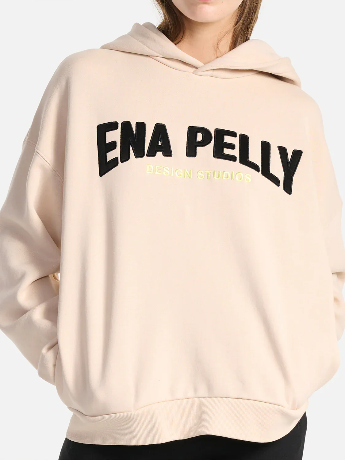 ENA PELLY - FLAWLESS HOODED SWEATER (BISCUIT) - Image 5
