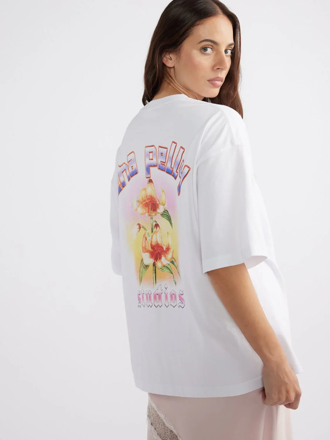 ENA PELLY - GOLDIE TEE (WHITE) - Image 3
