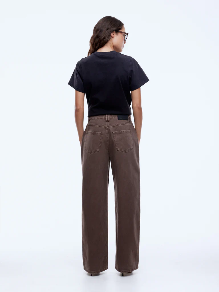 ENA PELLY - LEESA DENIM JEAN (WASHED MOCHA) - Image 2