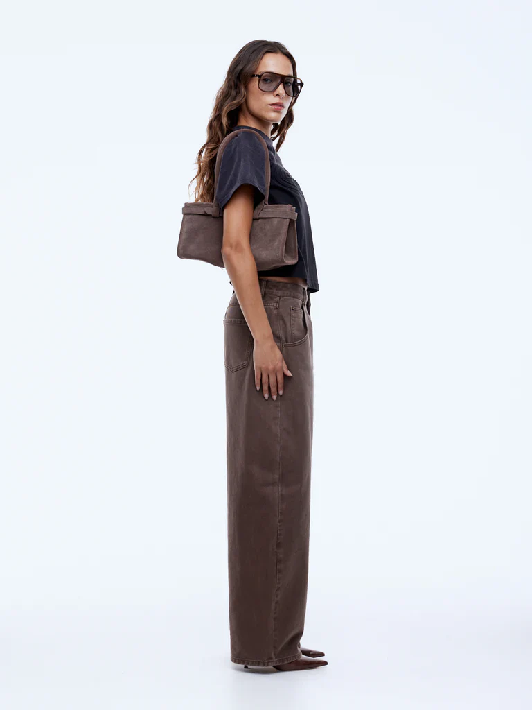 ENA PELLY - LEESA DENIM JEAN (WASHED MOCHA) - Image 3