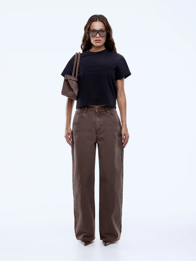 ENA PELLY - LEESA DENIM JEAN (WASHED MOCHA) - Image 4