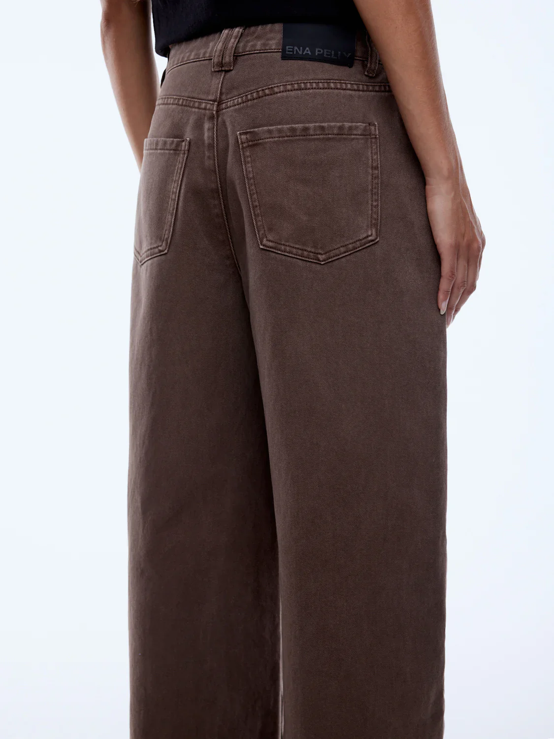 ENA PELLY - LEESA DENIM JEAN (WASHED MOCHA) - Image 5