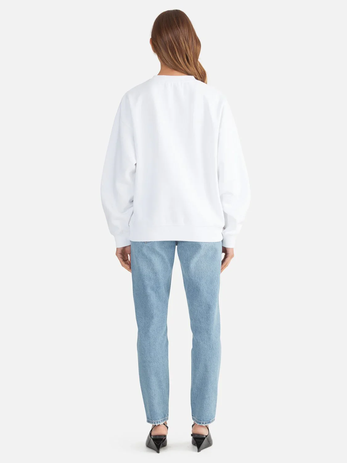 ENA PELLY - LEXI MONOGRAM SWEATER (WHITE) - Image 4