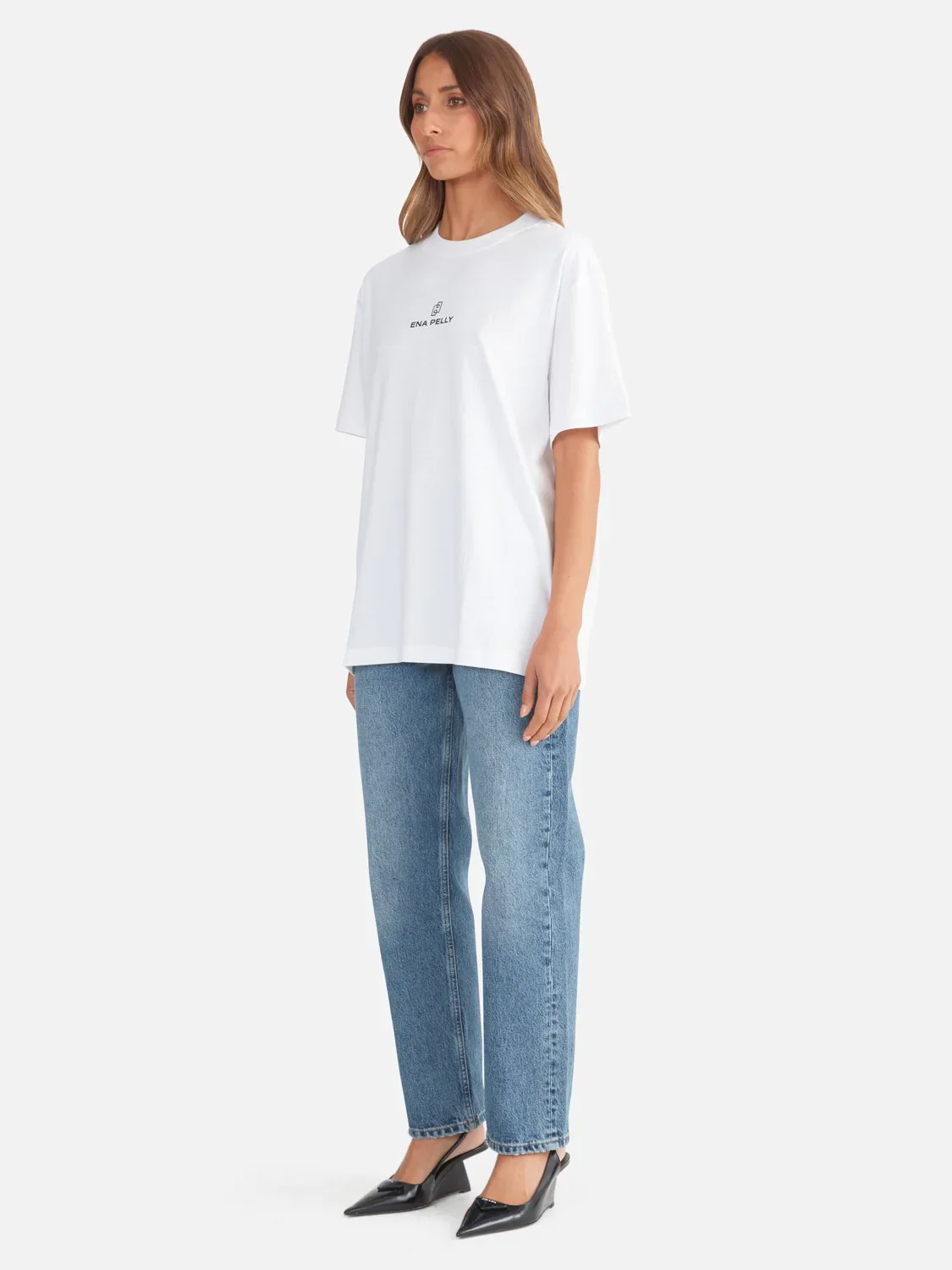ENA PELLY - LEXI MONOGRAM TEE (WHITE)6t - Image 3