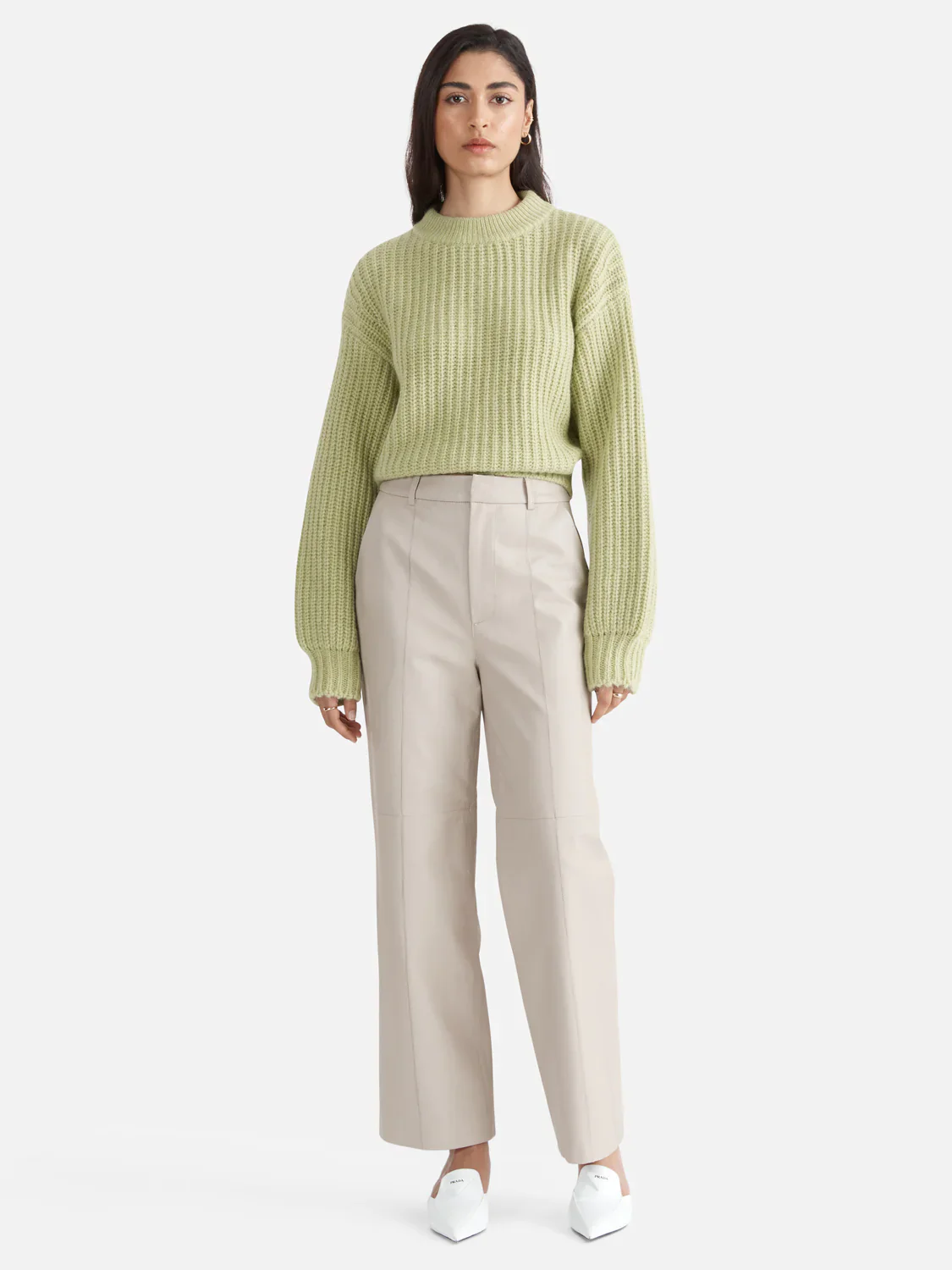 ENA PELLY - Max Open Back Knit Sweater (Nile) - Image 3