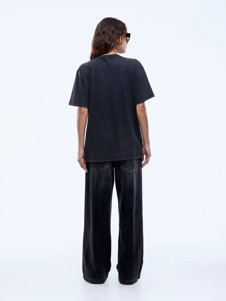 ENA PELLY - MIXED ANIMAL TEE (VINTAGE BLACK) - Image 2
