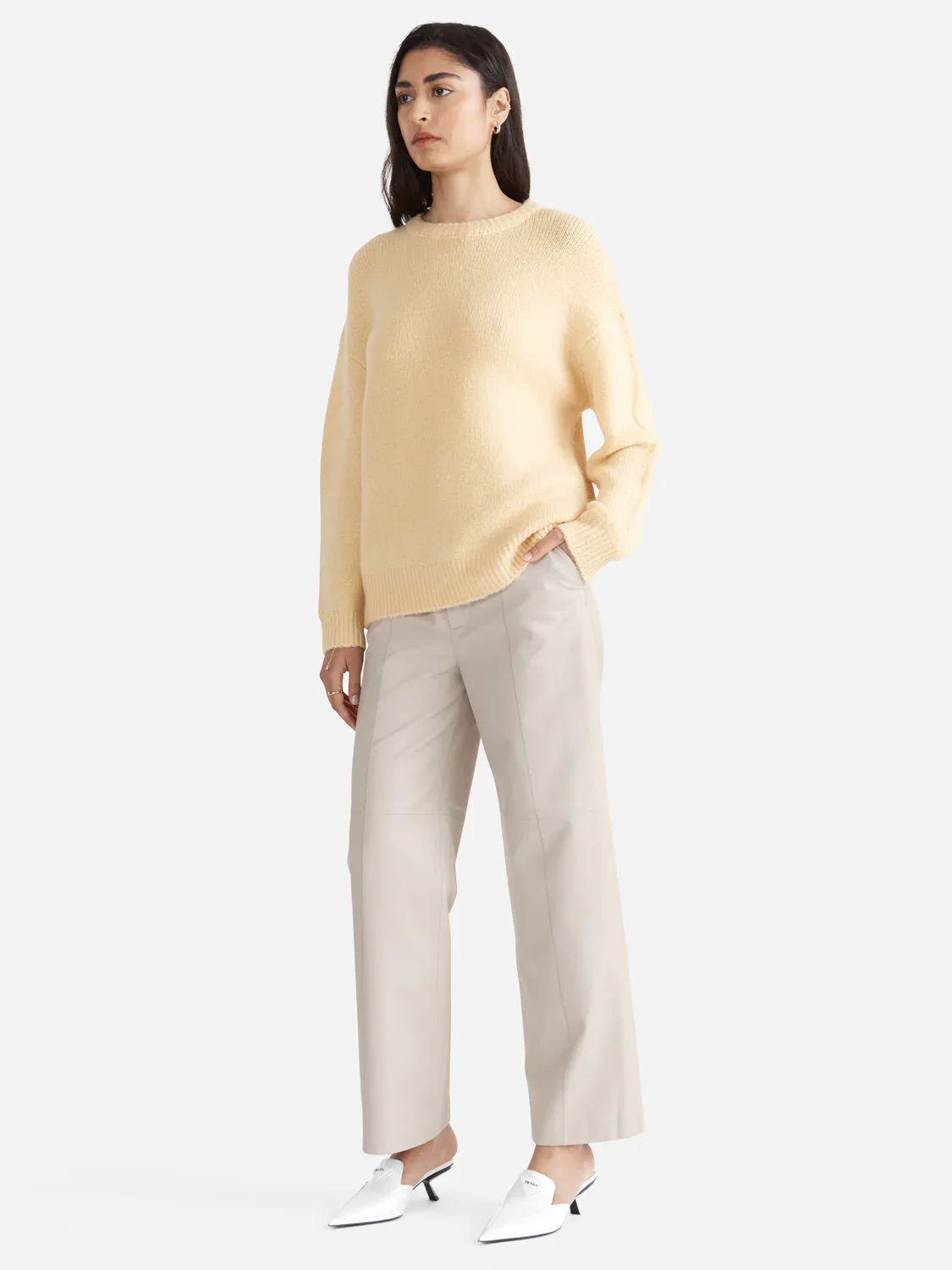ENA PELLY - Mohair Knit (Apricot) - Image 4