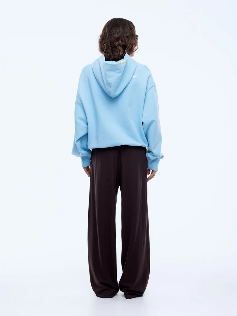 ENA PELLY - MULTI LOGO ZIP THU HOODIE (CLOUD BLUE) - Image 3