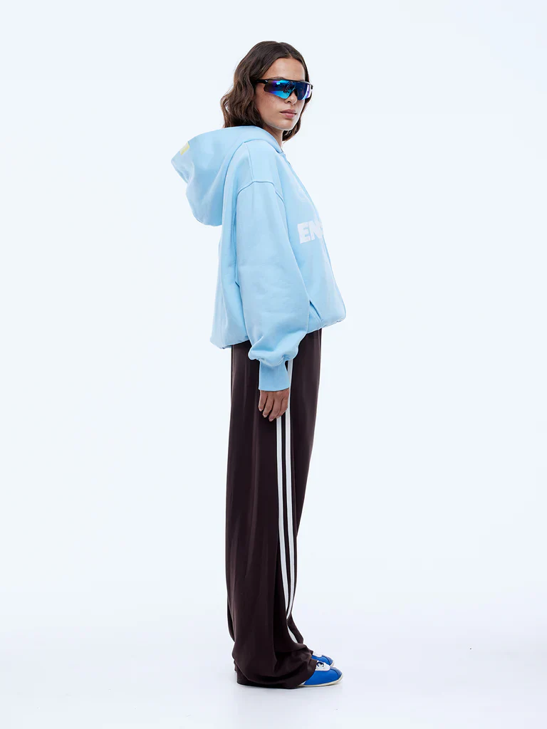 ENA PELLY - MULTI LOGO ZIP THU HOODIE (CLOUD BLUE) - Image 4