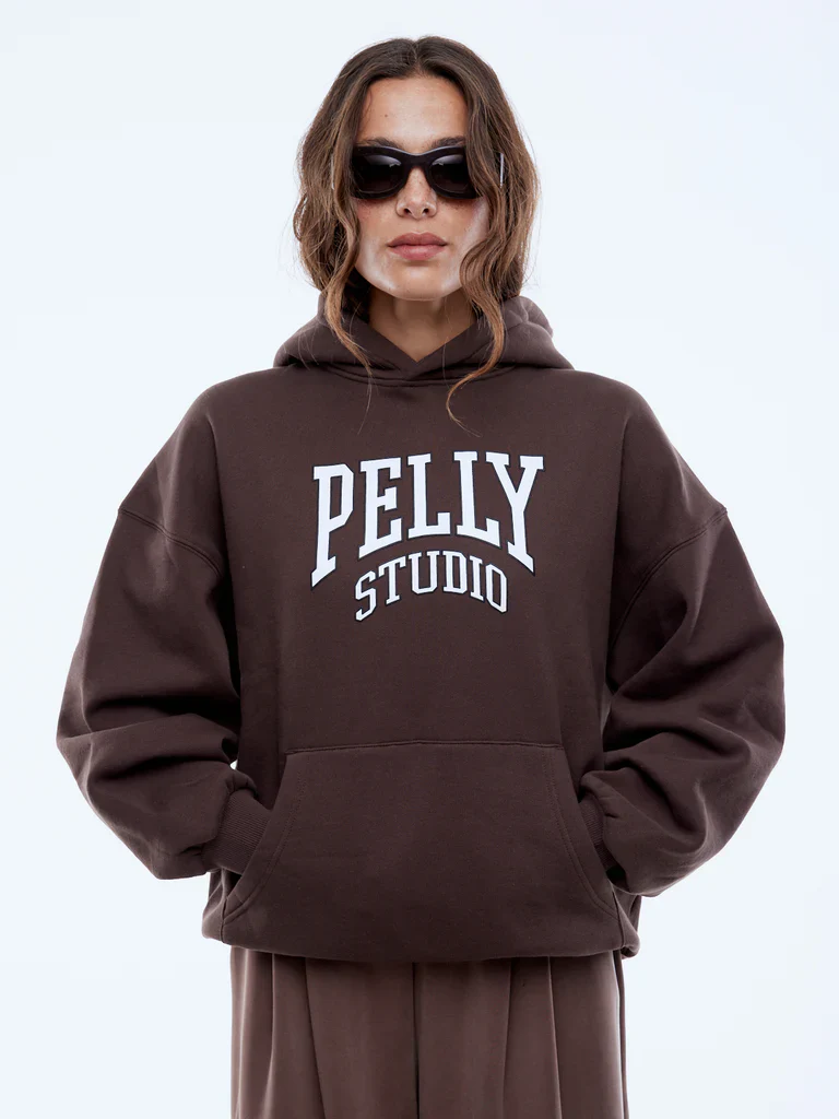 ENA PELLY - PELLY STUDIO HOODIE (MOCHA) - Image 7