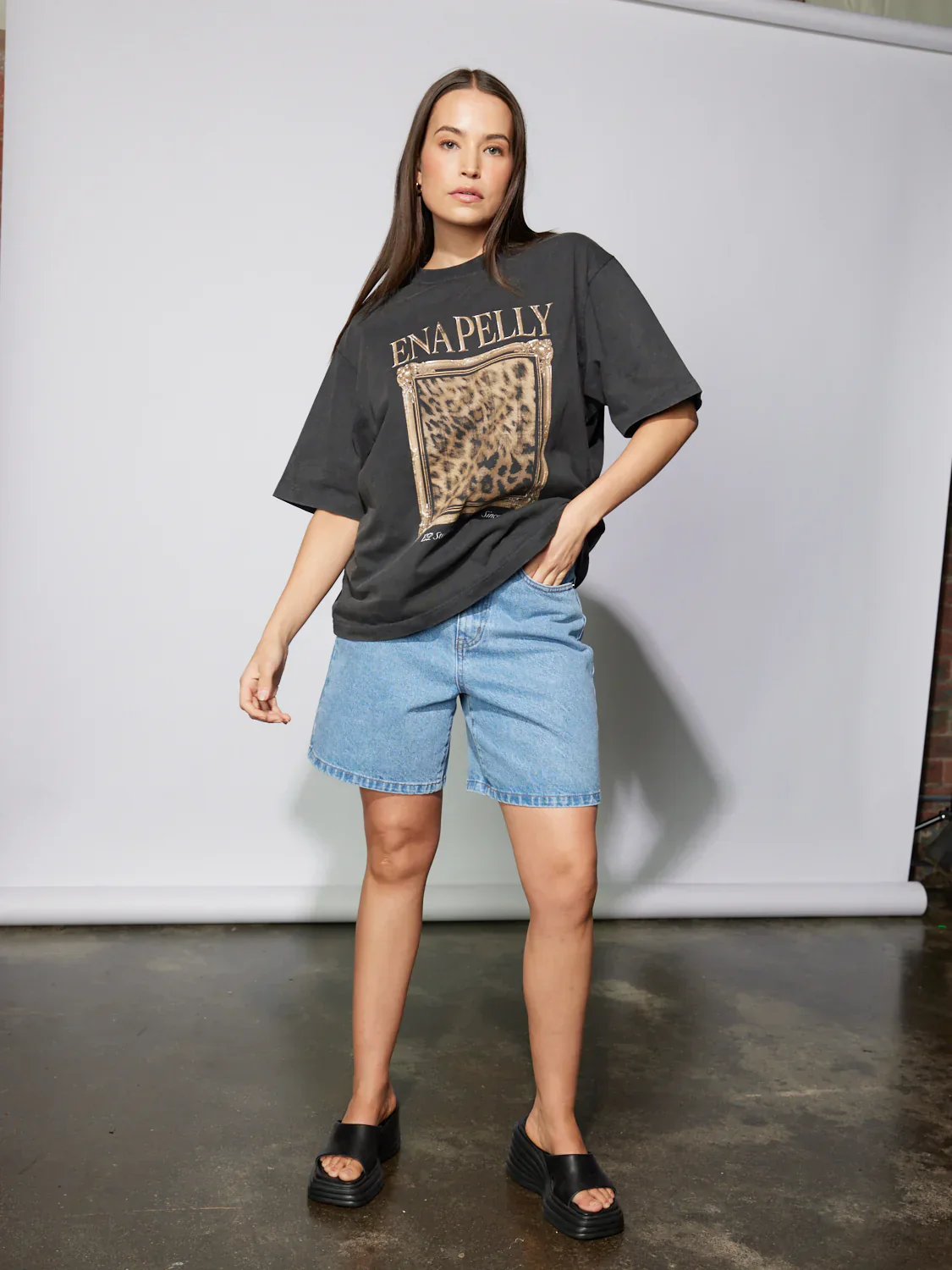 ENA PELLY - REVERE TEE (VINTAGE BLACK)