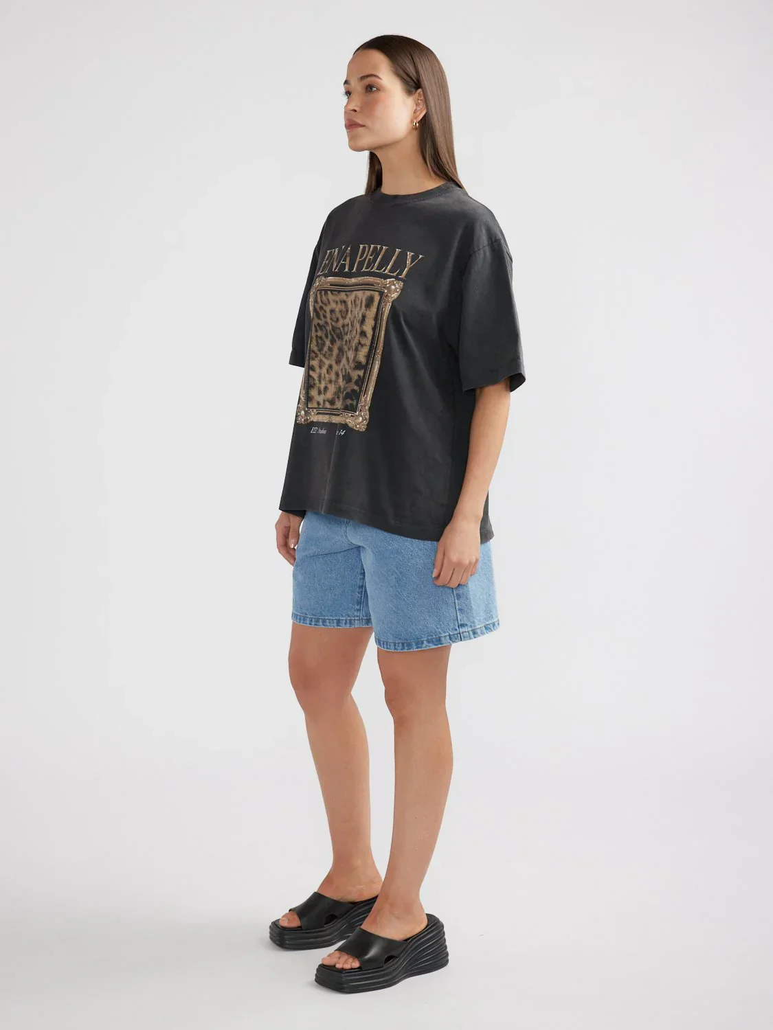 ENA PELLY - REVERE TEE (VINTAGE BLACK) - Image 3