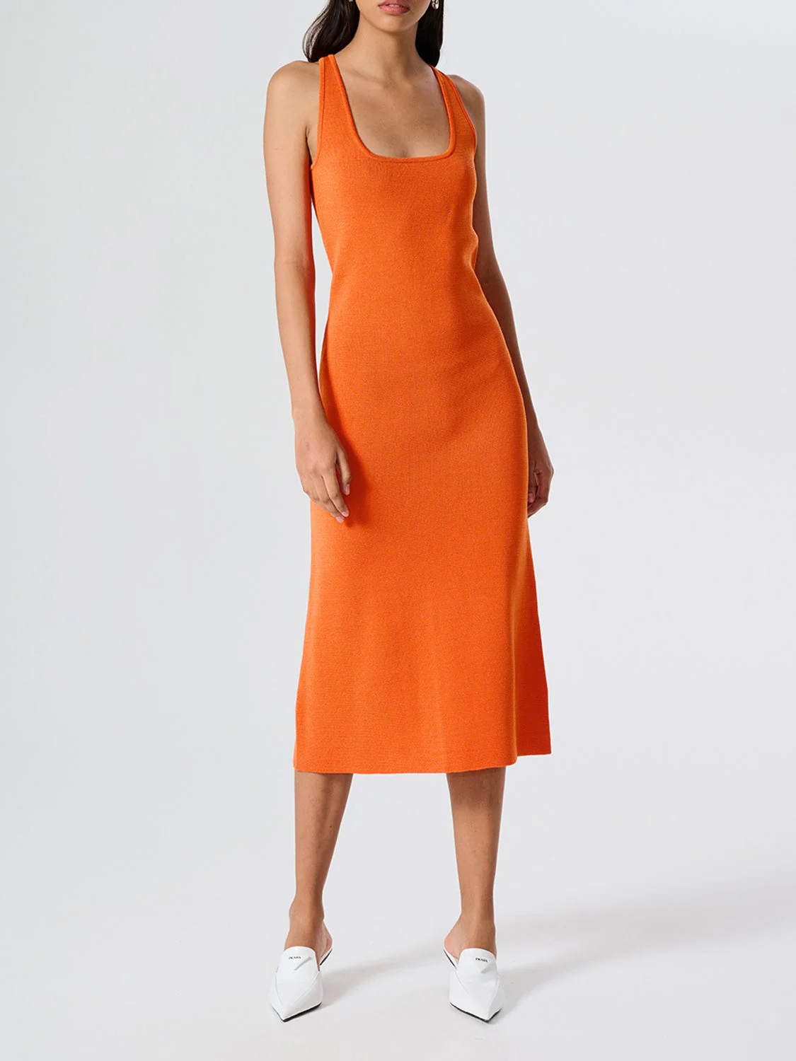 ENA PELLY - Riri Crepe Sleeveless Dress (Firecracker) - Image 4