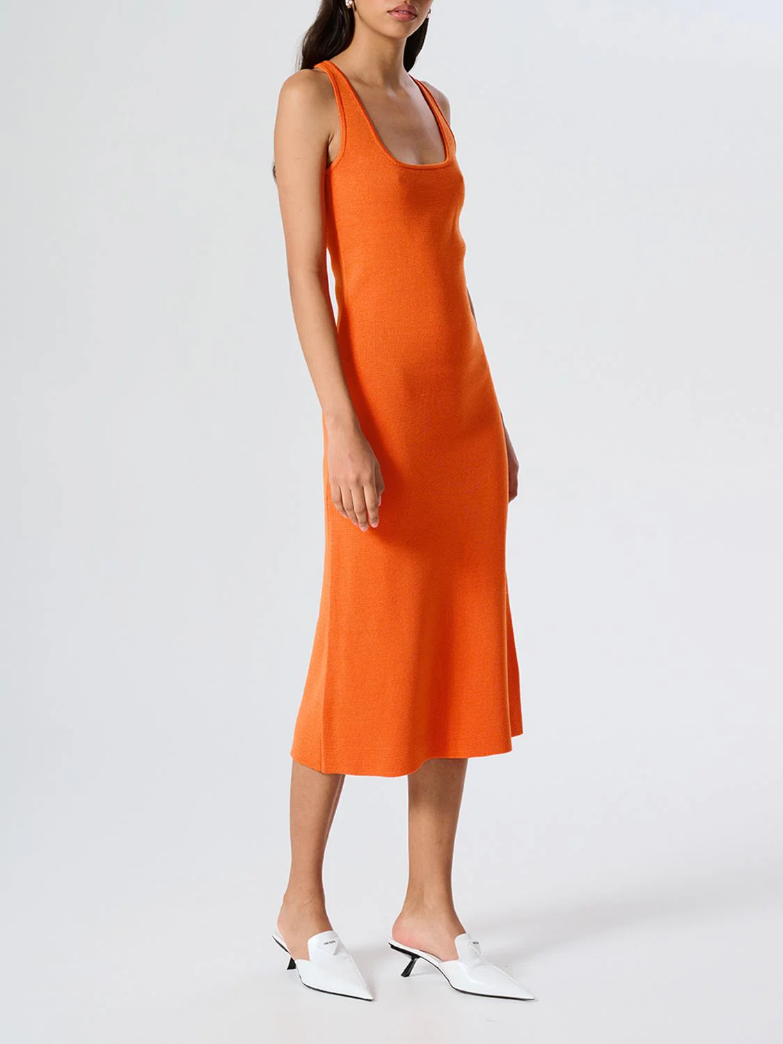 ENA PELLY - Riri Crepe Sleeveless Dress (Firecracker) - Image 5