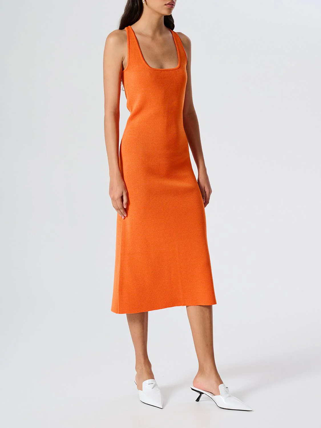 ENA PELLY - Riri Crepe Sleeveless Dress (Firecracker) - Image 6