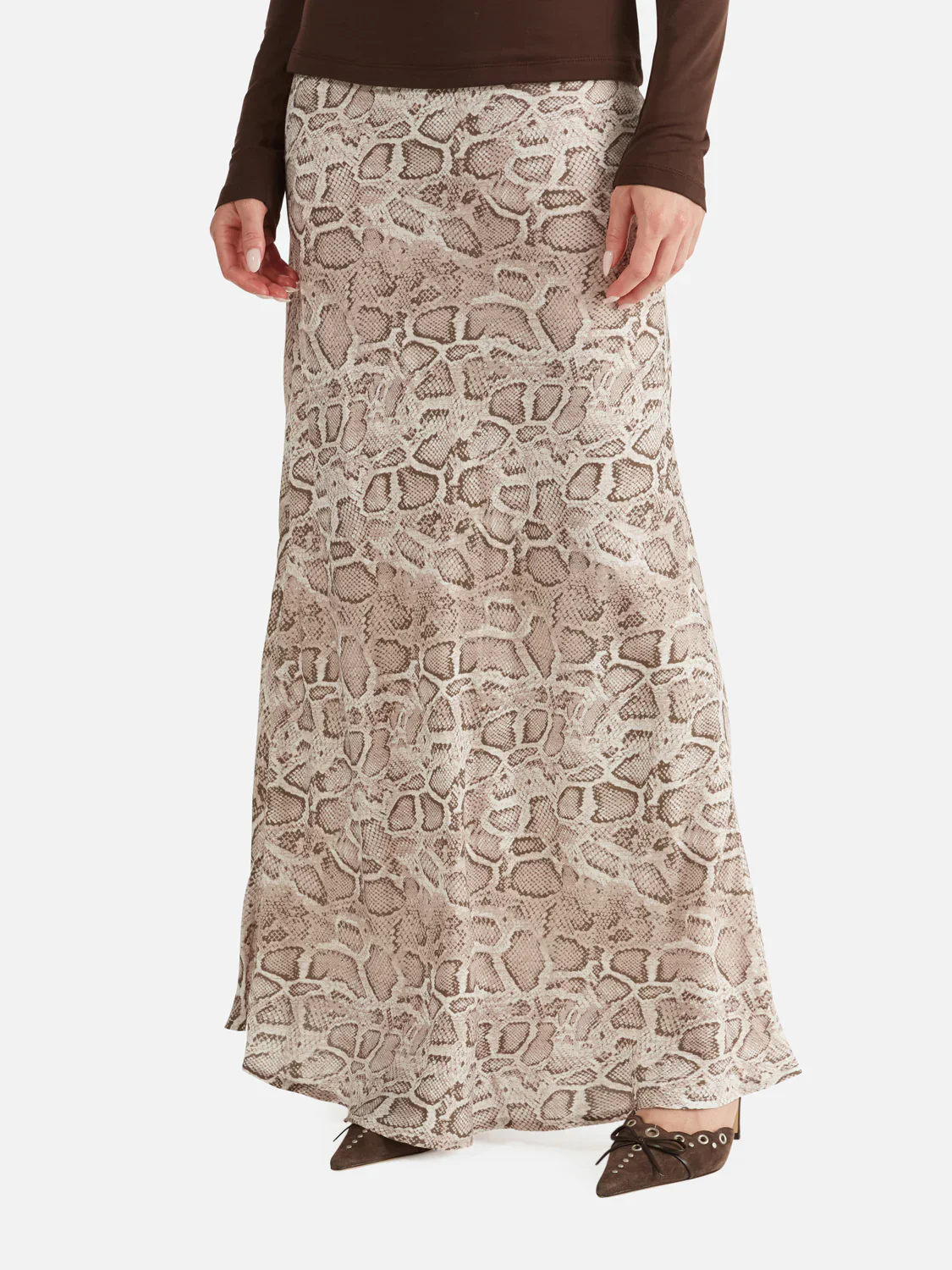 ENA PELLY - SADIE MAXI SKIRT (SNAKE SKIN) - Image 5
