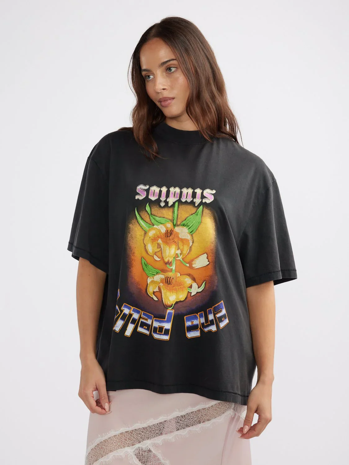 ENA PELLY - SUNSET TEE (VINTAGE BLACK) - Image 5