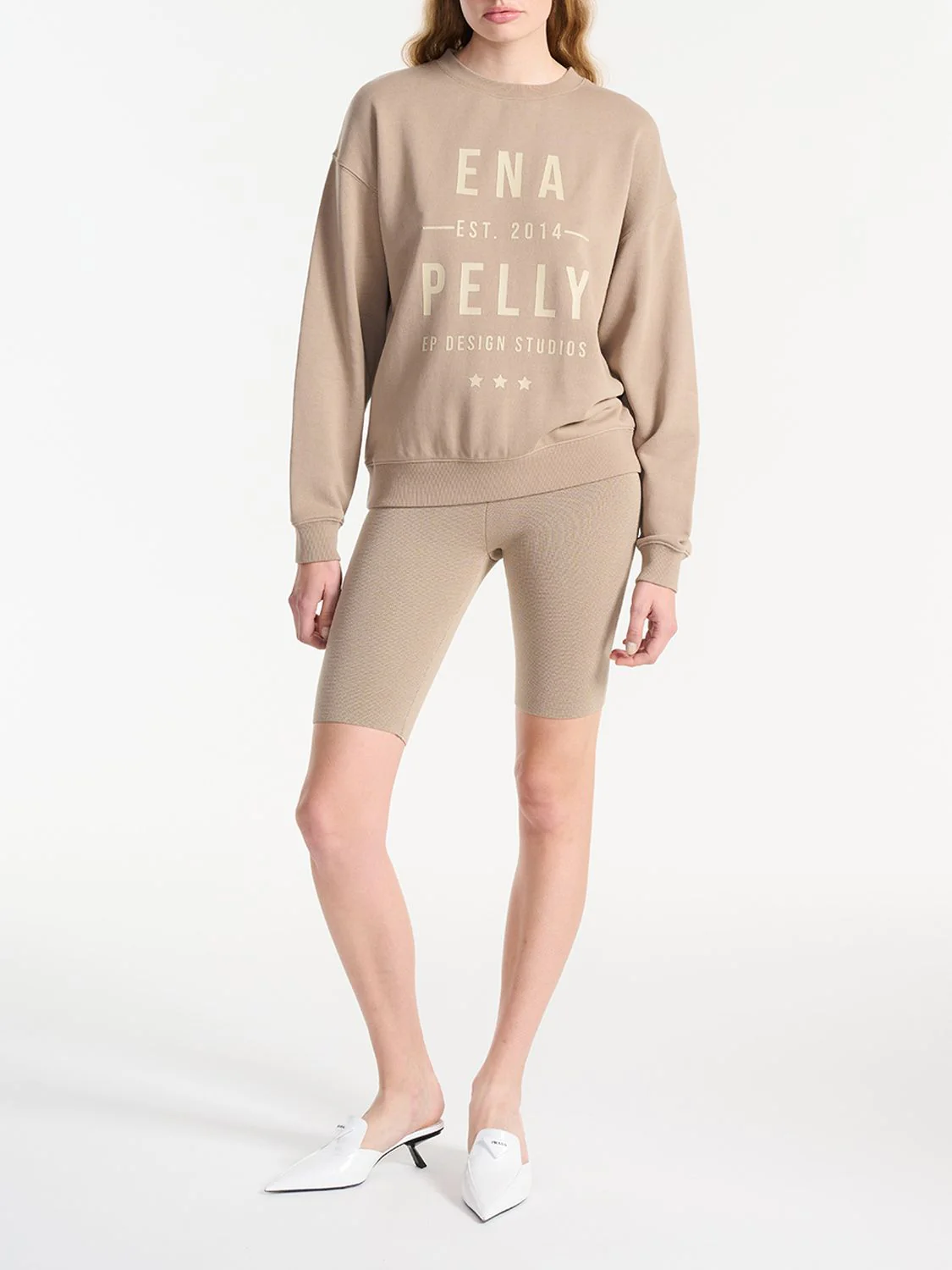 ENA PELLY -  DAYBREAK BIKE SHORT (TAUPE) - Image 4