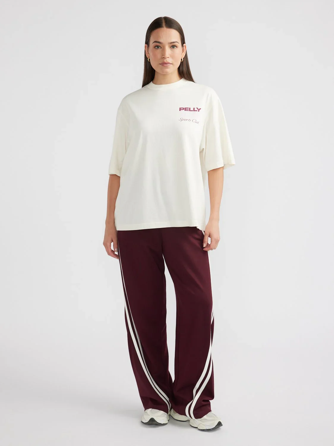 ENA PELLY - TENNIS LOGO TEE (CREAM)
