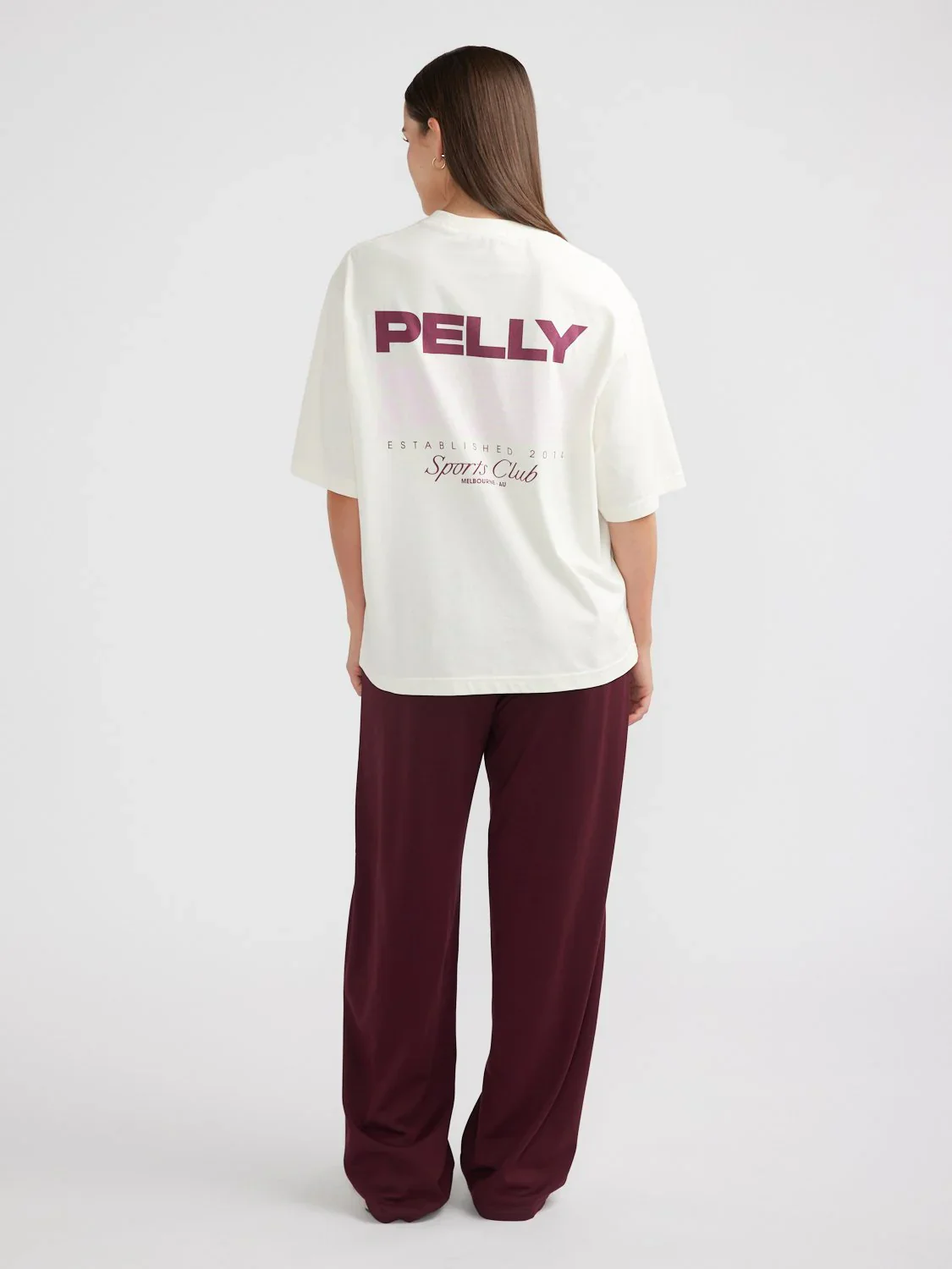 ENA PELLY - TENNIS LOGO TEE (CREAM) - Image 2