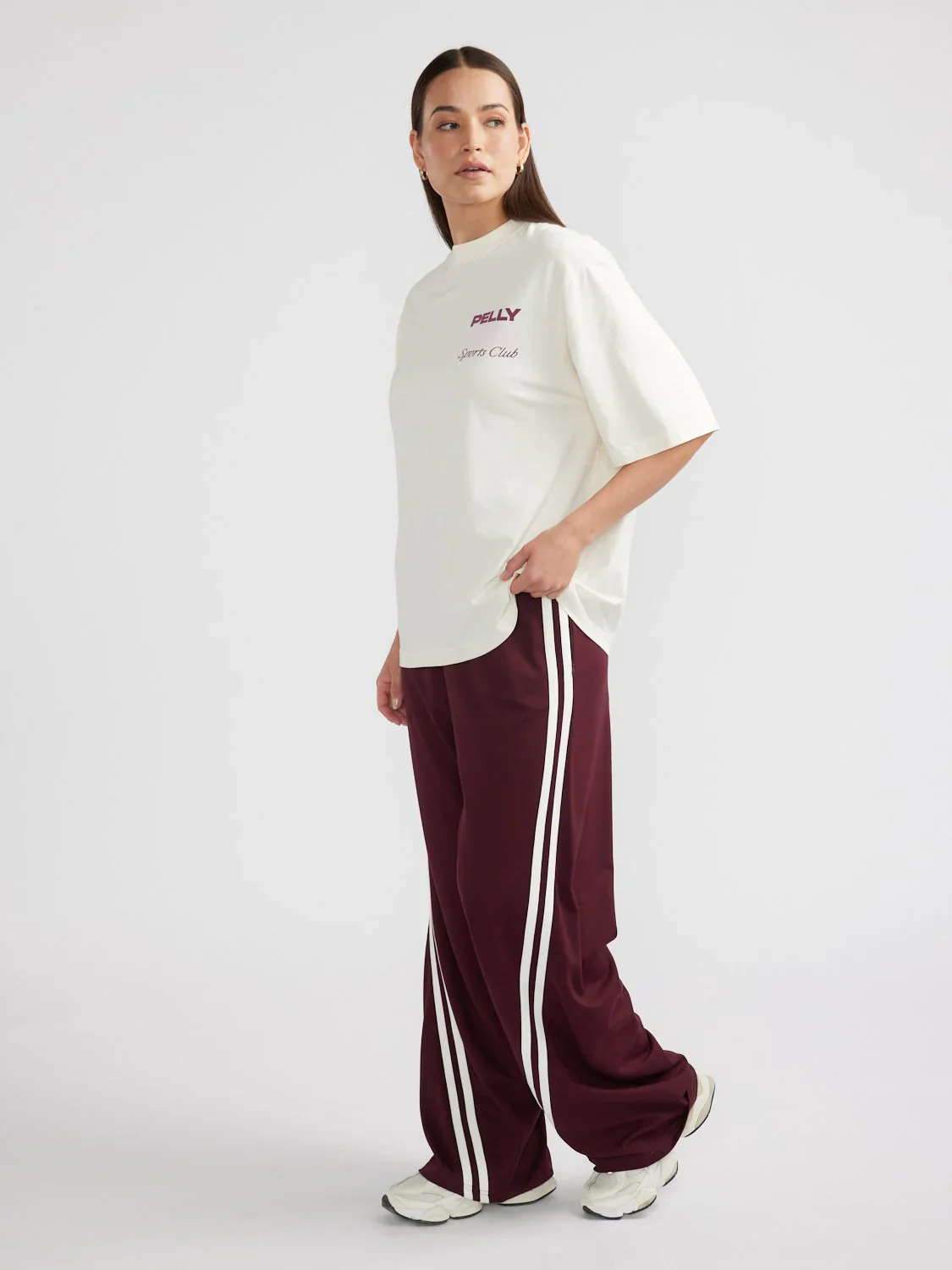 ENA PELLY - TENNIS LOGO TEE (CREAM) - Image 3