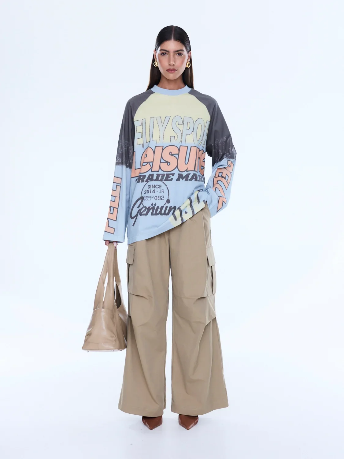 ENA PELLY - TRADEMARK LONG SLEEVE TEE (MULTI / PELLY SPORT)
