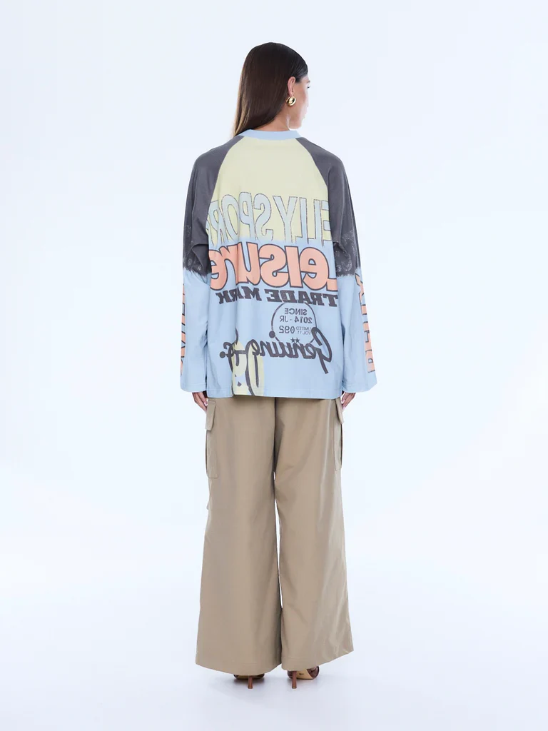 ENA PELLY - TRADEMARK LONG SLEEVE TEE (MULTI / PELLY SPORT) - Image 2