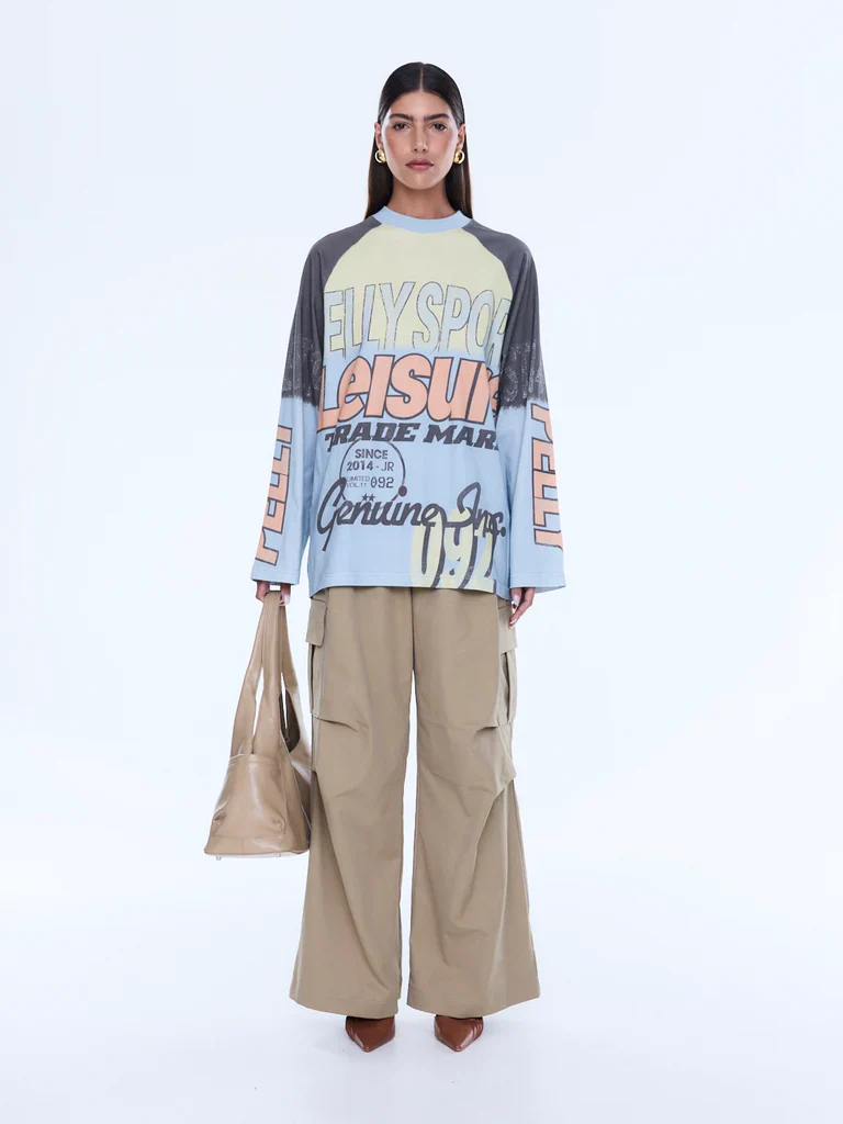 ENA PELLY - TRADEMARK LONG SLEEVE TEE (MULTI / PELLY SPORT) - Image 6