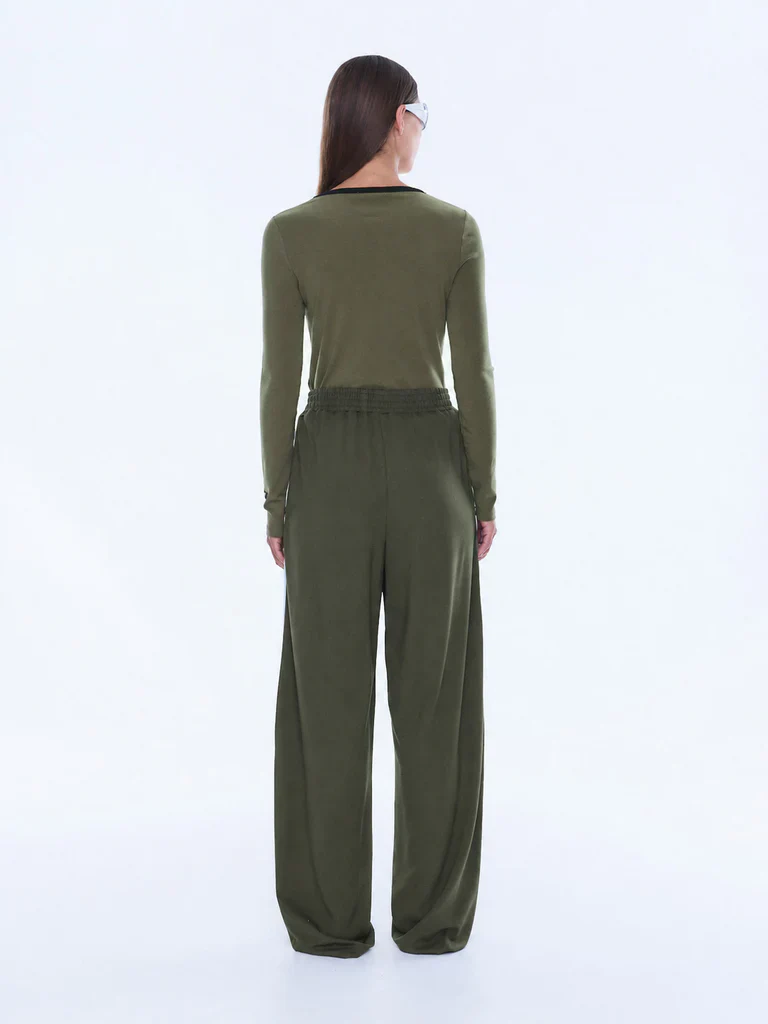 ENA PELLY - VALENTINA STRIPE PANT (OLIVE) - Image 2
